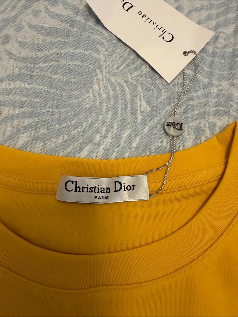 Dior J'Adore Logo Tank Top - Yellow/Pink - Picture 4 of 7